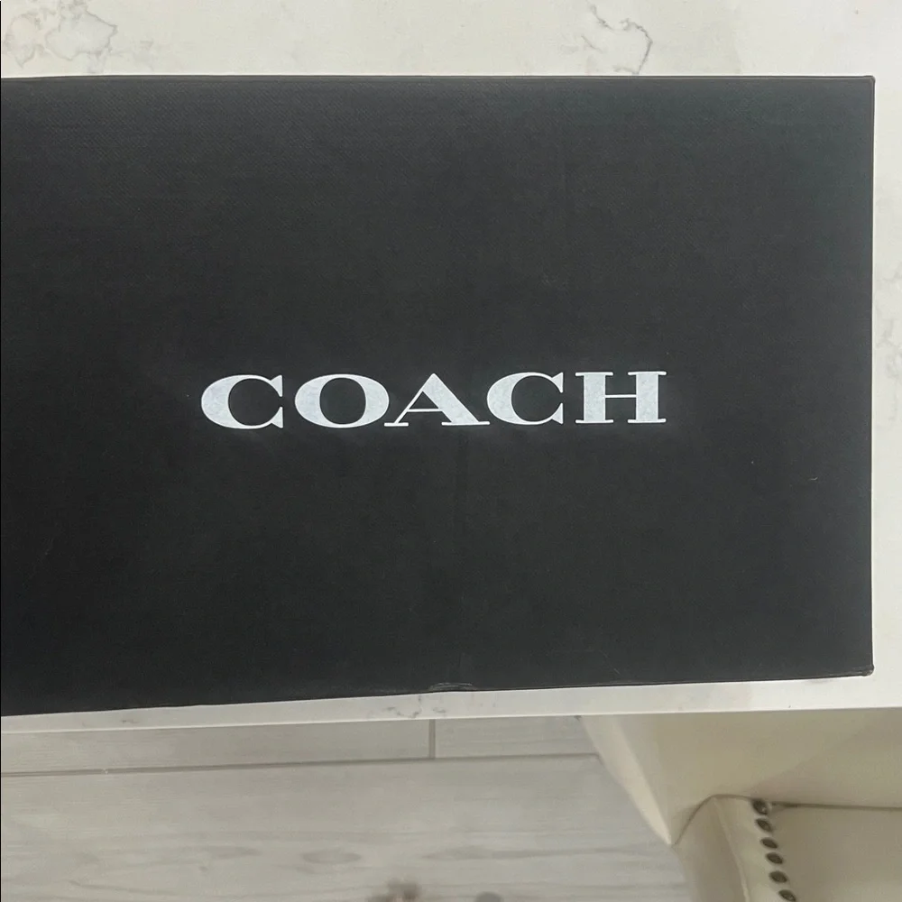 Womens Coach Cora Loafer Signature Logo Oak/Maple Jacquard SZ 8 B (M) NEW NIB